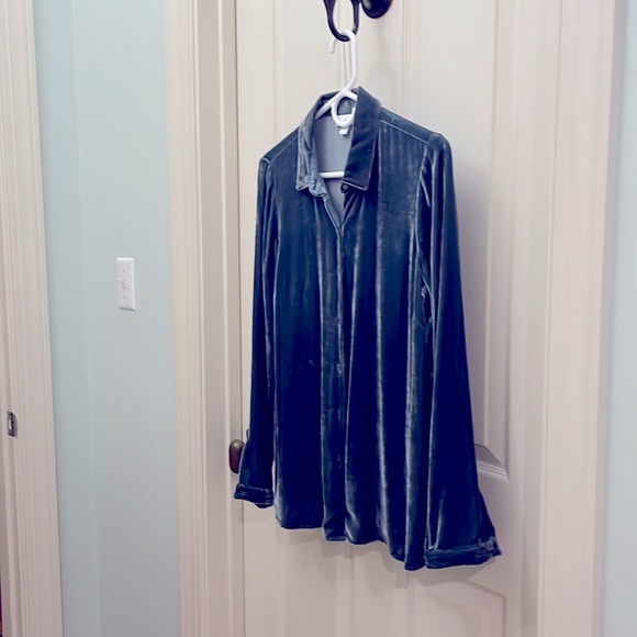 J Jill XS NAVY VELVET - Picture 2 of 3